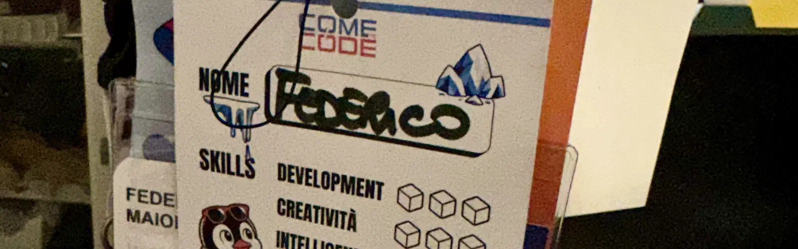 image from Cosa mi porto a casa dal Come To Code 2026